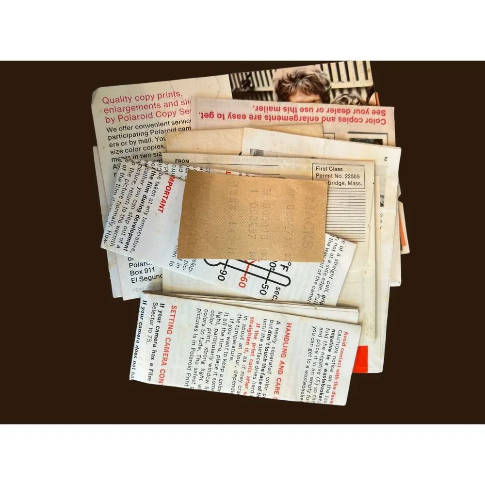 Vintage Polaroid Square Shooter 2 Land Camera Box Paperwork Instructions